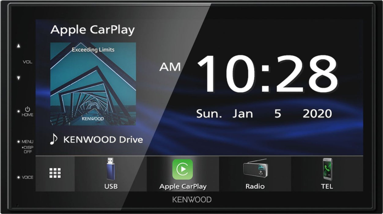Kenwood DMX4707S 6.8" Digital Media Receiver with Apple CarPlay and Android Auto SiriusXM