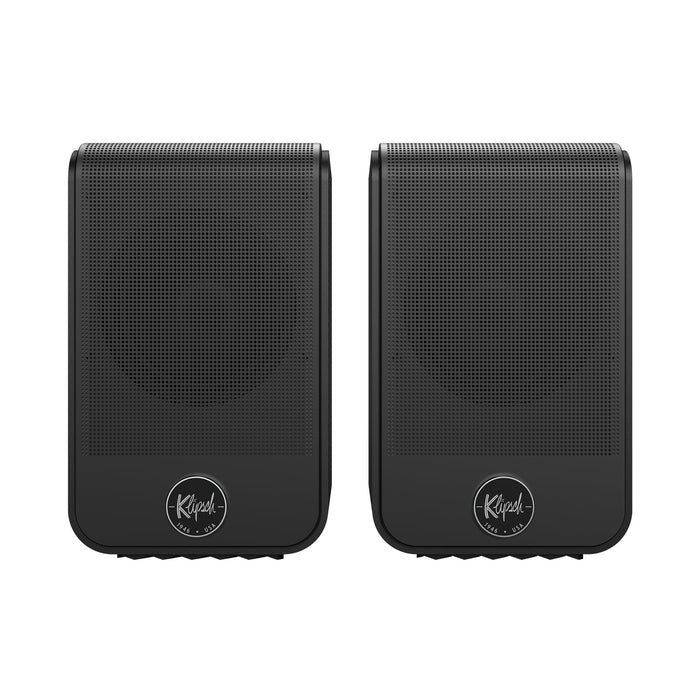 Klipsch Flexus SURR 100 Surround Sound Speakers with Immersive Dolby Atmos Technology - Black