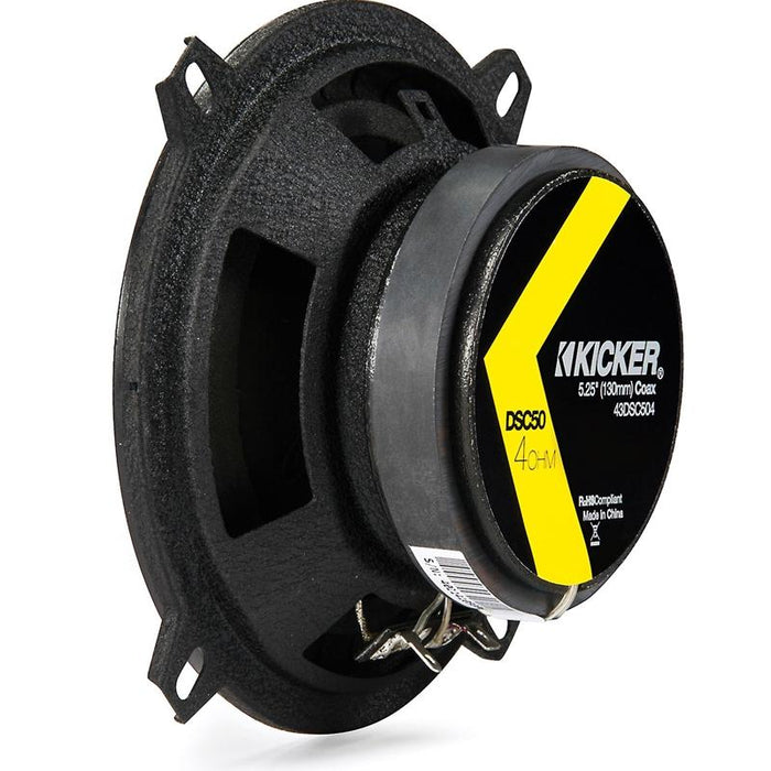 Kicker 43DSC504 5-1/4" 5.25 inch 200 Watts 2 Way Coaxial Speakers