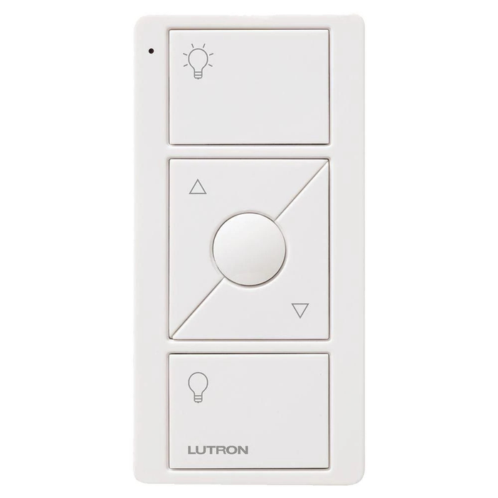 Lutron PJ2-3BRL-WH-L01R Pico 3-Button for Caseta Smart Dimmer Switch with Raise/Lower White Remote Control