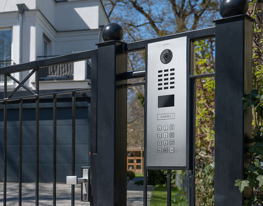 DoorBird D2101KV Flush Mount IP Video Door Station , Stainless Steel V2A Brushed - grinding dust resistant - 1 Call button- Keypad - POE Capable