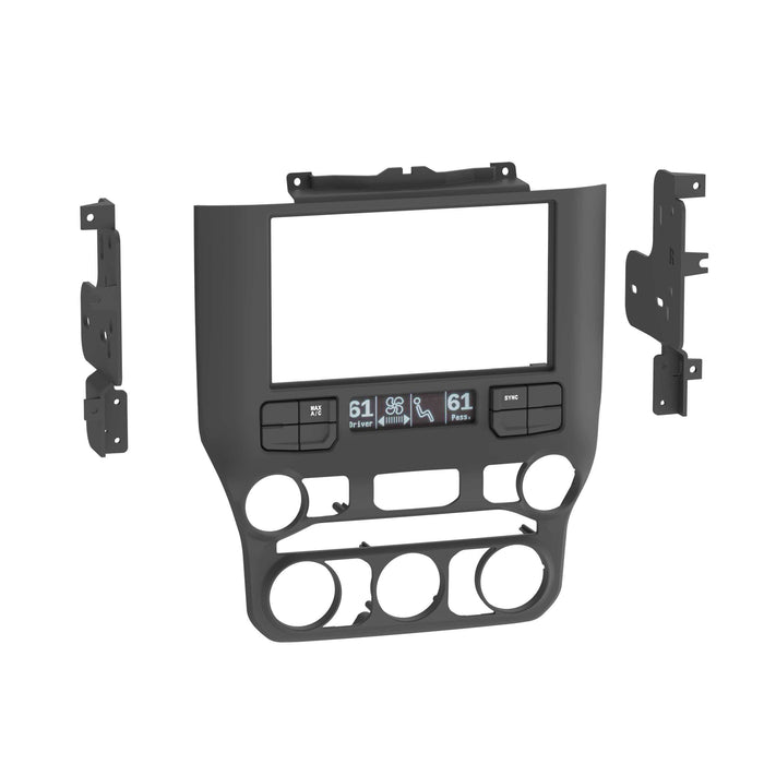 Metra 107-CH6B Double DIN Installation Kit with 8.4” Screen & DZ Climate for Select Ram Trucks 2019-Up