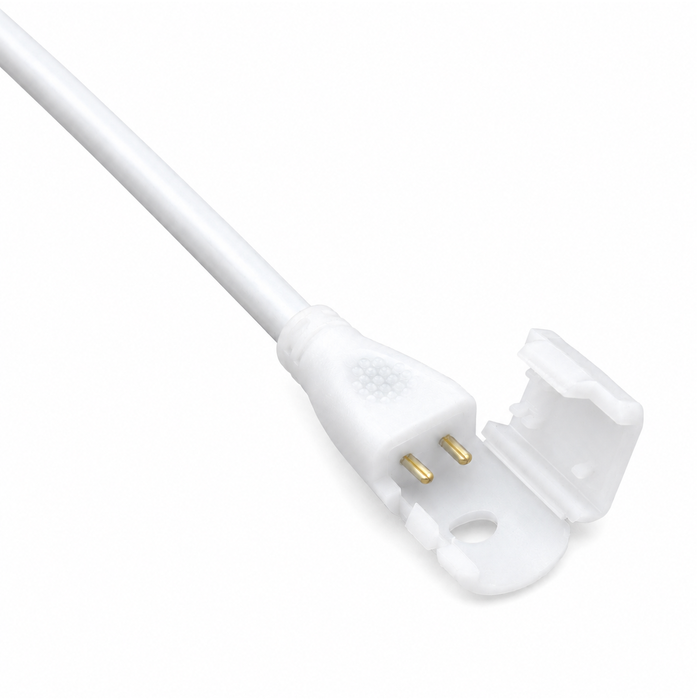 110V AC LED Strip Connector Pigtail COB LED Power Adapter Cord Plug for Indoor Lighting