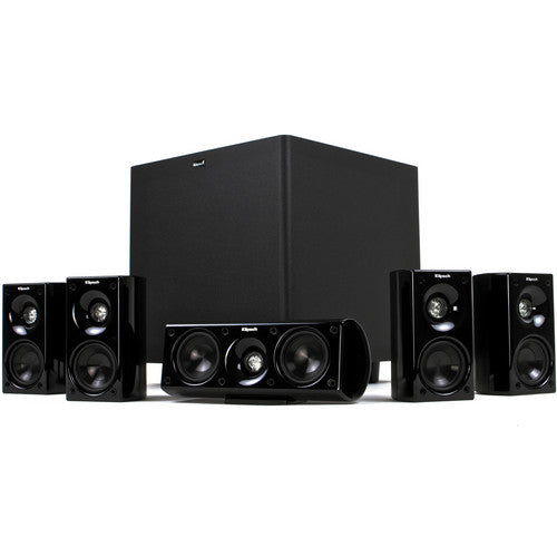 Klipsch HD Theater 600 5.1 Channel Compact Speaker Home Theater System (Black)