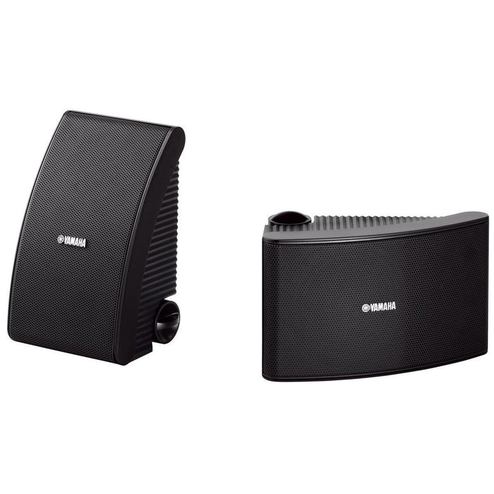 Yamaha NS-AW392BL 5.25" 120W All-Weather  Indoor Outdoor Speakers Black (Pair)