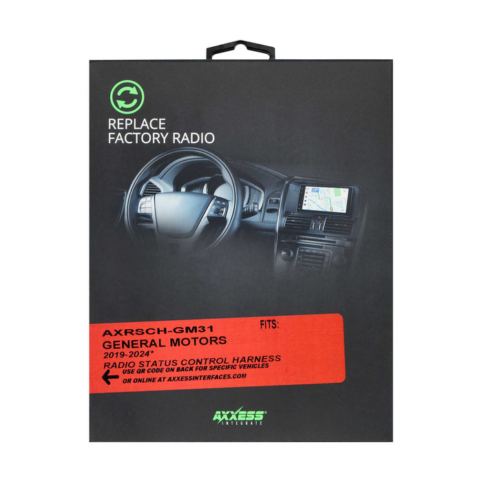Axxess AXRSCH-GM31 Radio Status Control Harness for Select GM 2019-2024 (non-amplified)