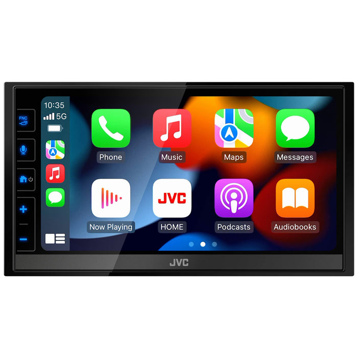 JVC KW-M785BW 6.8" Wireless Apple CarPlay & Android Auto Digital Media Receiver with Bluetooth and HDMI Input