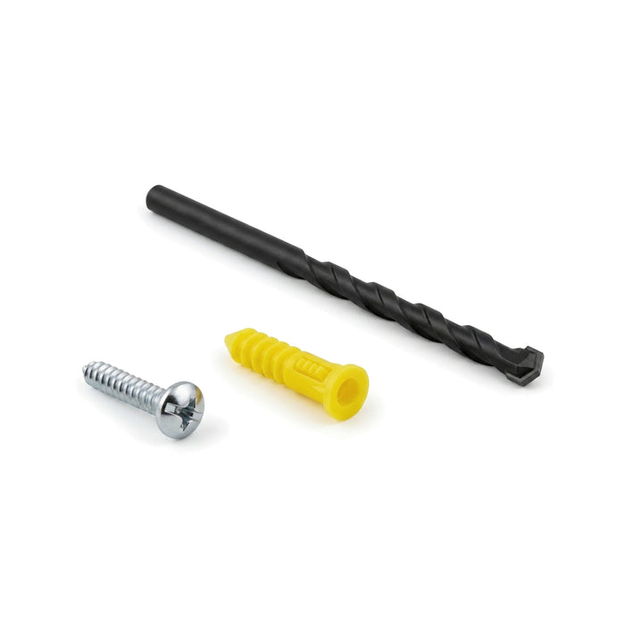 100 Pcs #10 x 1" Screw & Anchor Kit with Carbide‑Tip Drill Bit for Drywall and Masonry