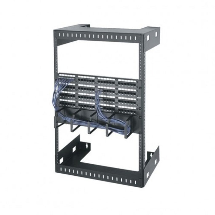 15U Open Frame Wall Mount Rack 30" Network Enclosure Wall Cabinet