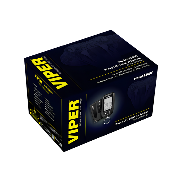 VIPER 3308V LCD Enhanced 2-Way Remote Keyless Entry Security System
