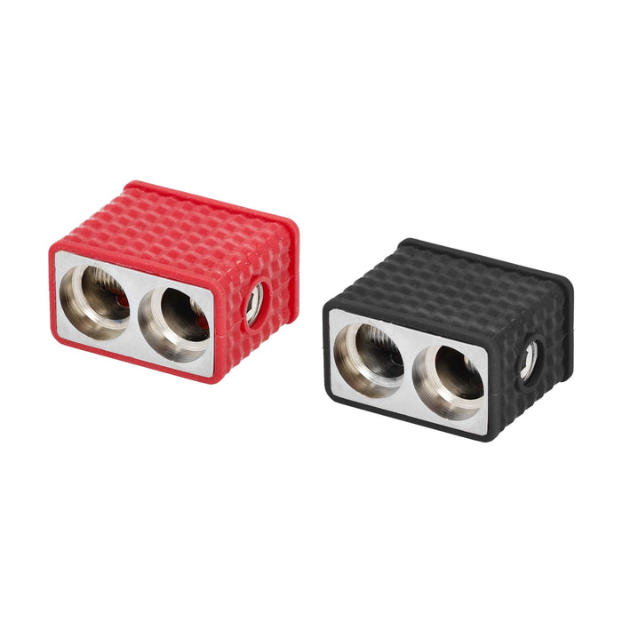 The Install Bay IBWRD04 Dual 1/0 AWG To 4 AWG Input Wire Reducers (Pair)