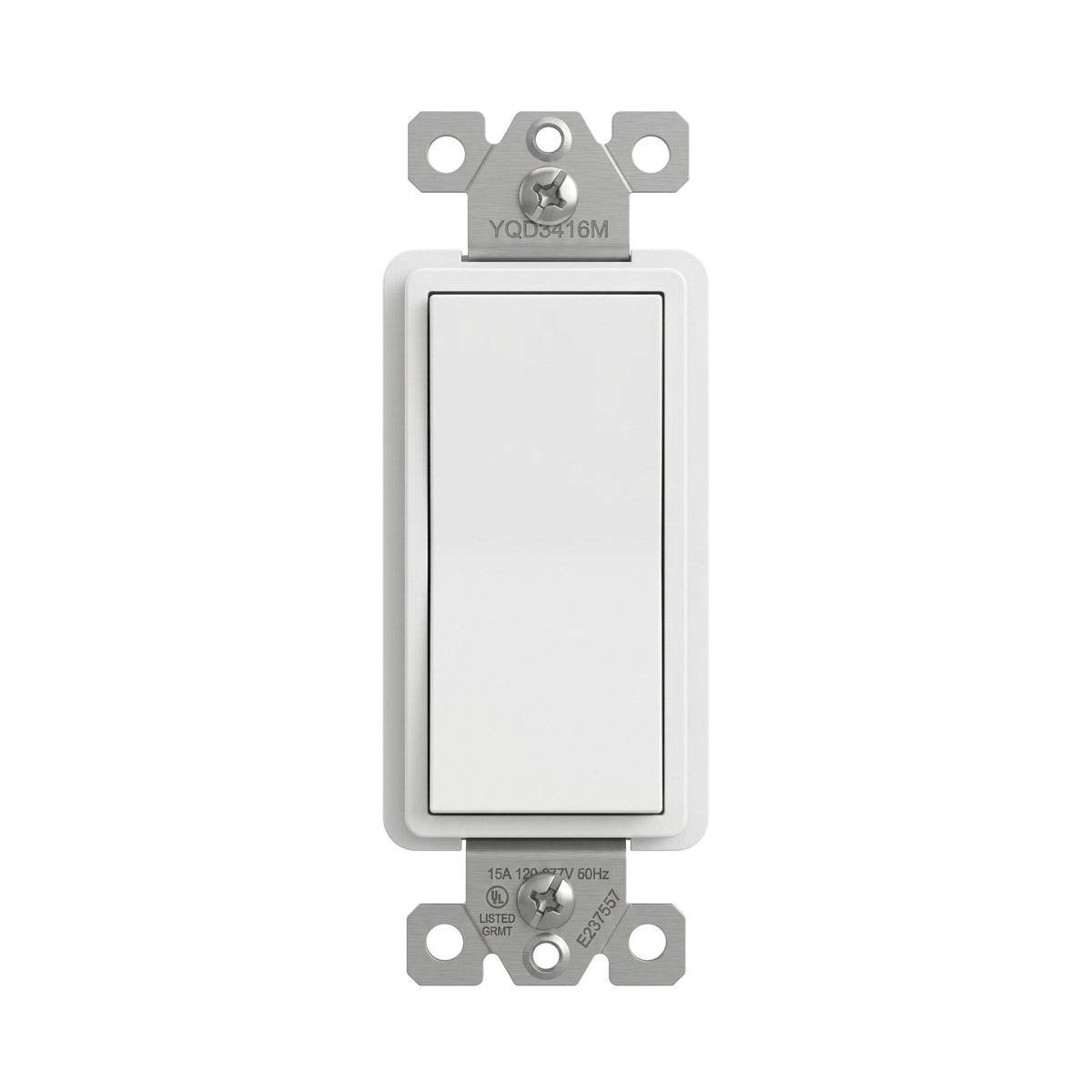 4‑Way 15 Amp 120–277V AC Rocker Switch UL Listed Modern Decora Style W ...
