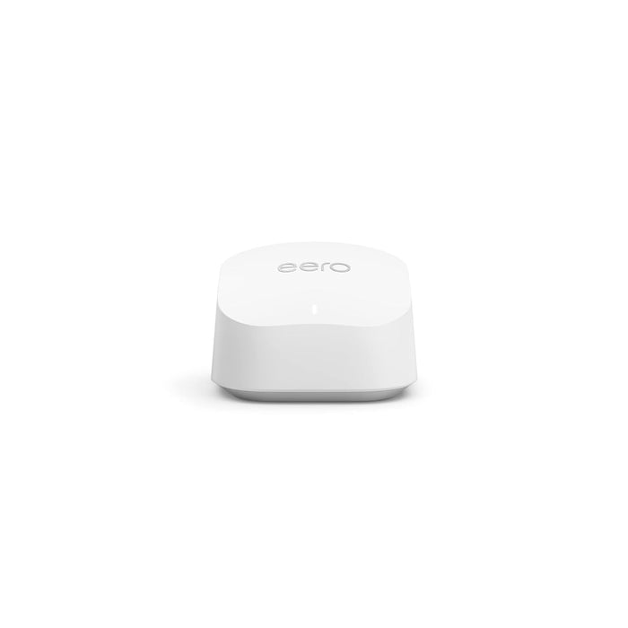 eero 6+ Mesh Wifi Router Wi-Fi 6 Dual Band Supports internet plans up to a Gigabit 1,500 sq. ft. 75+ devices (1-pack)