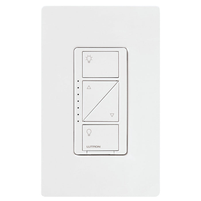 Lutron P-PKG1W-WH Caseta White Wireless Smart Lighting Dimmer Switch and Remote Kit - White