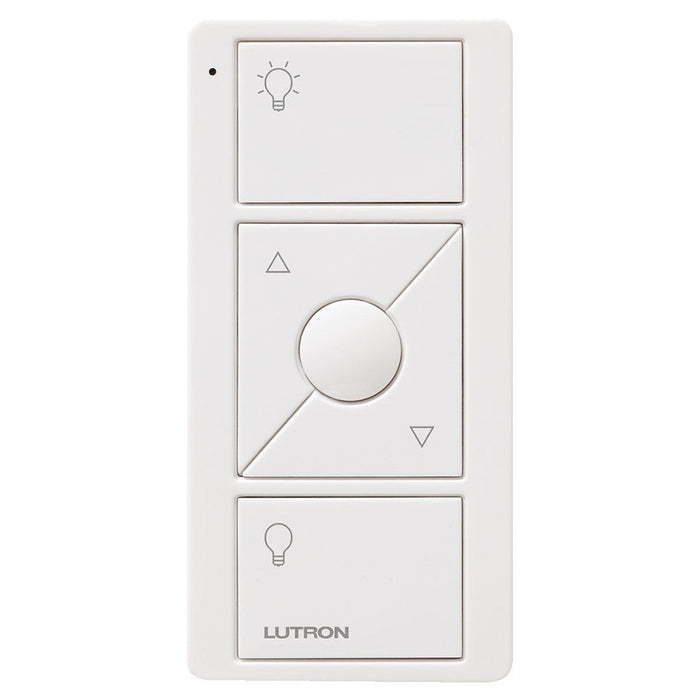 Lutron P-PKG1W-WH Caseta White Wireless Smart Lighting Dimmer Switch and Remote Kit - White