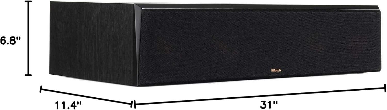 Klipsch Reference Premiere RP-504C Center Channel Speaker 600 Watts (Ebony)
