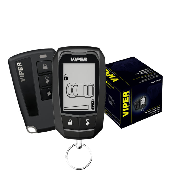 VIPER 5308V Enhanced LCD 2-Way Security and Remote Start Keyless Entry System
