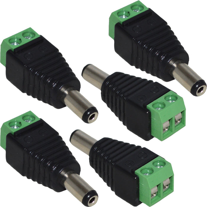 CCTV Connector with Female to Male DC Screw Terminal