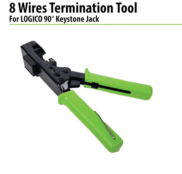Logico LT712 All in One 8 Wires Termination & Cutting Tool for LOGICO 90° RJ45 Keystone Jacks