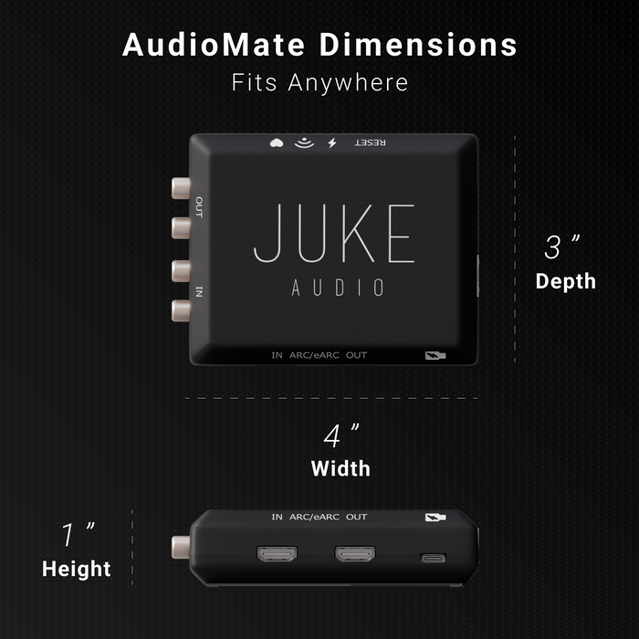 Juke AudioMate Wireless Transmitter/Receiver for Juke Audio Amplifiers