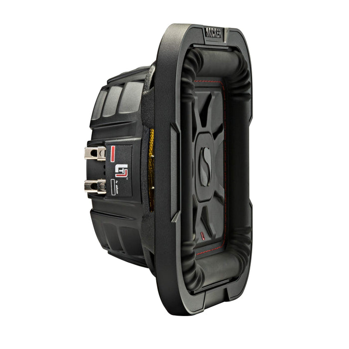 Kicker 46L7T84 8" 700 Watt 4-Ohm DVC L7T Shallow Mount Car Subwoofer Solo-Baric Sub