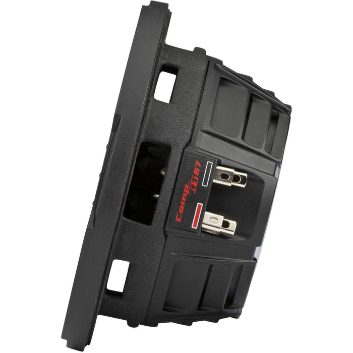 Kicker 48CWRT672 CompRT 6-3/4" Shallow Mount Subwoofer with Dual 2-Ohm Voice Coils