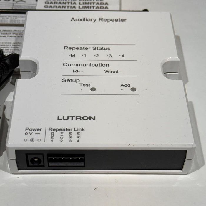 Lutron RR-AUX-REP-WH RadioRA 2 Auxiliary Repeater