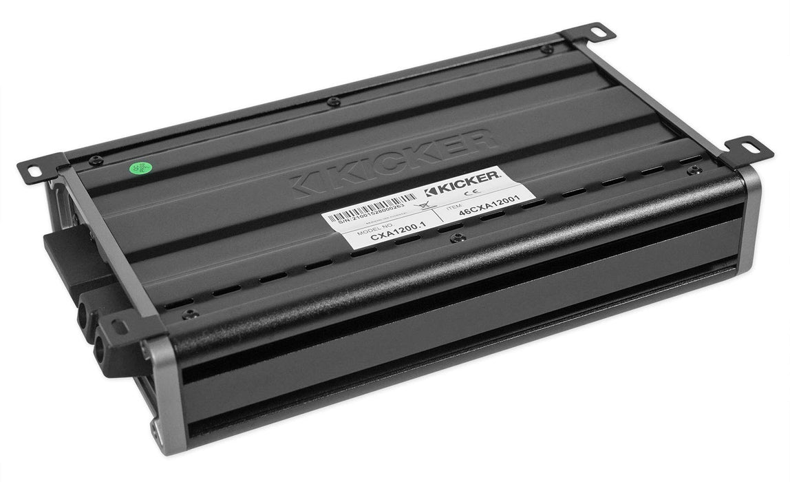 Kicker 46CXA12001T CXA1200.1 1200w RMS Mono Class D Car Amplifier