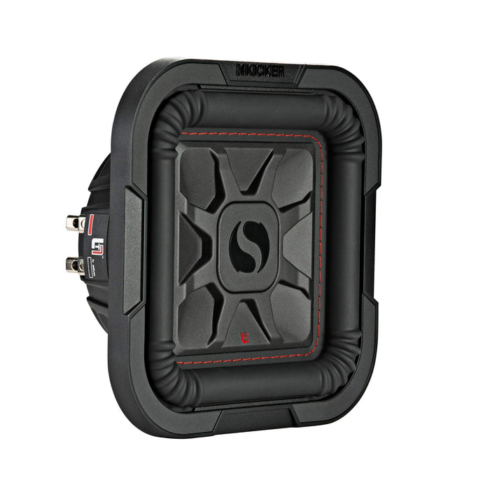 Kicker 46L7T84 8" 700 Watt 4-Ohm DVC L7T Shallow Mount Car Subwoofer Solo-Baric Sub