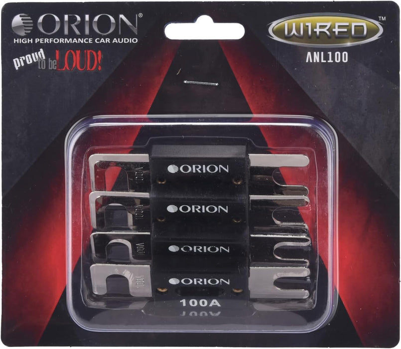 Orion ANL100 Car Audio ANL 100 Amp Fuse - Pack of 4