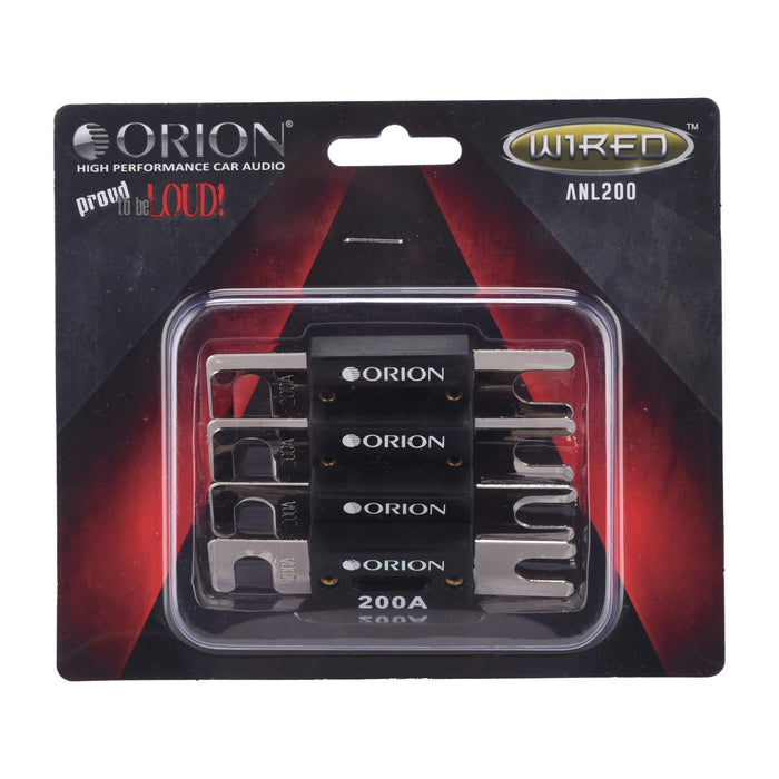 Orion ANL200 Car Audio ANL 200 Amp Fuse - Pack of 4