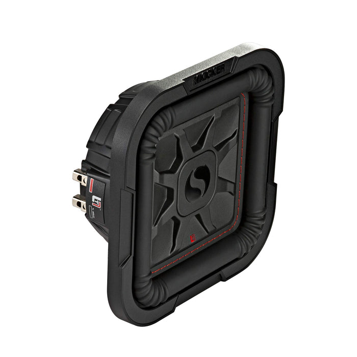 Kicker 46L7T84 8" 700 Watt 4-Ohm DVC L7T Shallow Mount Car Subwoofer Solo-Baric Sub
