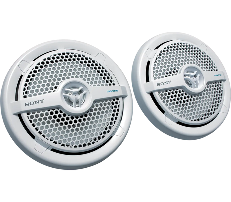 Sony XS-MP1621 6.5" 160W Max Power 2-Way Coaxial Marine Speakers White (Pair)
