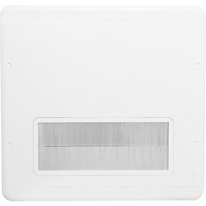 DataComm 80-1500-BR 15" Plastic Enclosures with Brush Cover - White