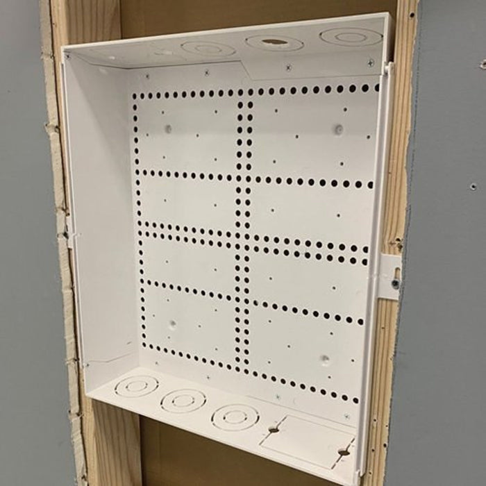 DataComm 80-1500-SC 15" Plastic Media Enclosure with Screw Cover - White