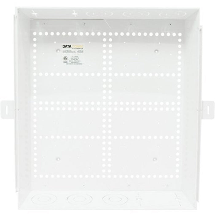 DataComm 80-1500-SC 15" Plastic Media Enclosure with Screw Cover - White