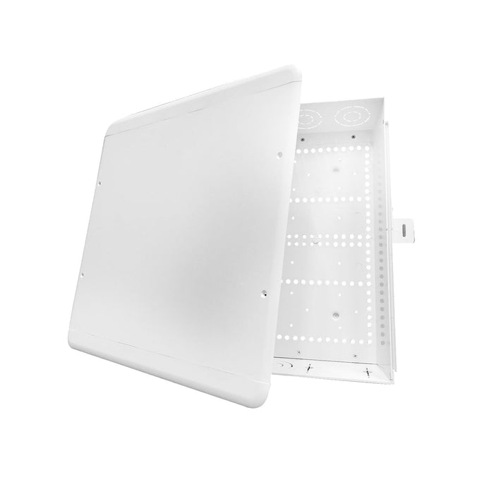 DataComm 80-1500-SC 15" Plastic Media Enclosure with Screw Cover - White