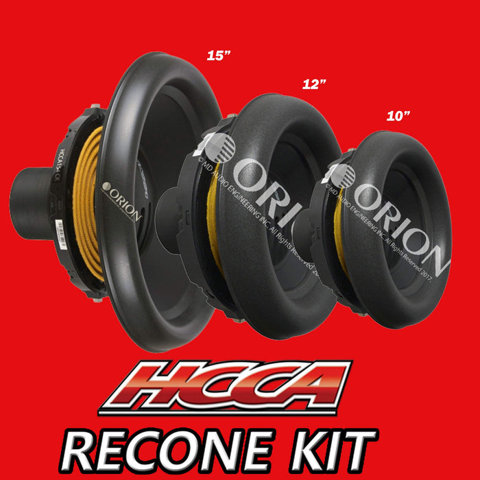 Orion HCCA102 (RK) 10-Inch, Dual 2 Ohm, Replacement Recone Kit for HCCA Series Subwoofer