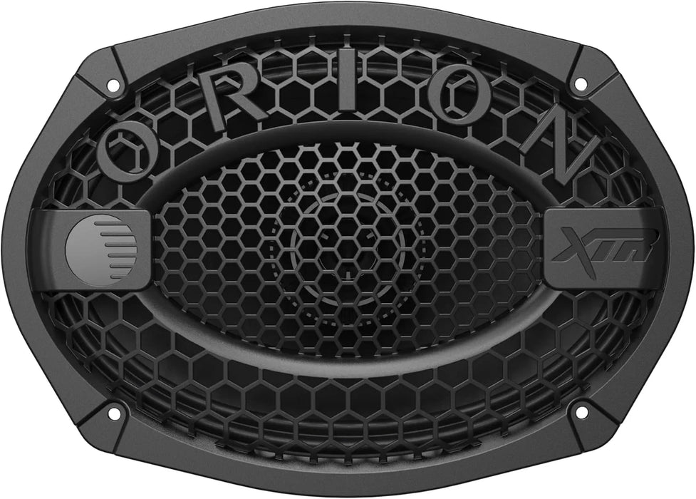 Orion XMT69.2 6x9” 400W RMS 2 Ohm Water-Resistant Midrange Coaxial Speakers W/ Grills (Pair)