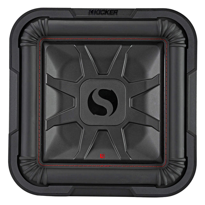 Kicker 46L7T124 12" 1200 Watt 4-Ohm DVC Shallow Mount Car Subwoofer L7T Solo-Baric Sub