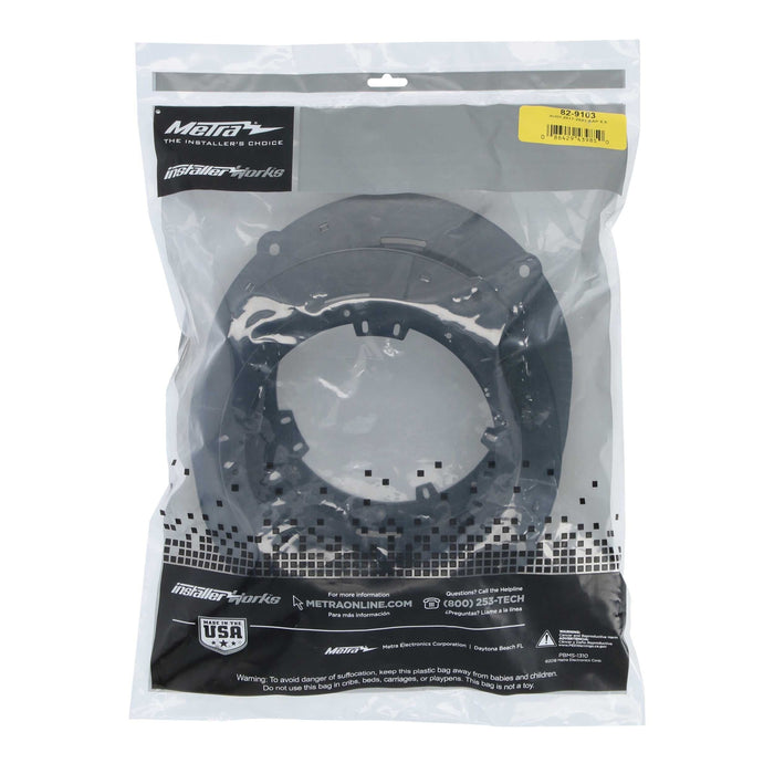 Metra 82-9103 6.5in-6.75in Speaker Adapter Plates  for Audi 2017-2023 (Pair)