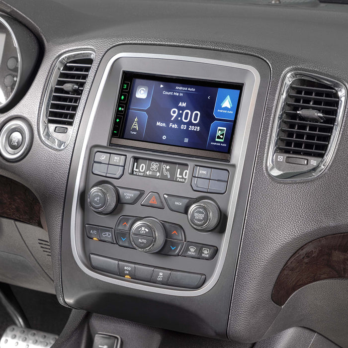 Metra 95-6559B Double DIN Stereo Install Dash Kit for Select DODGE DURANGO 2014-2020 Vehicles