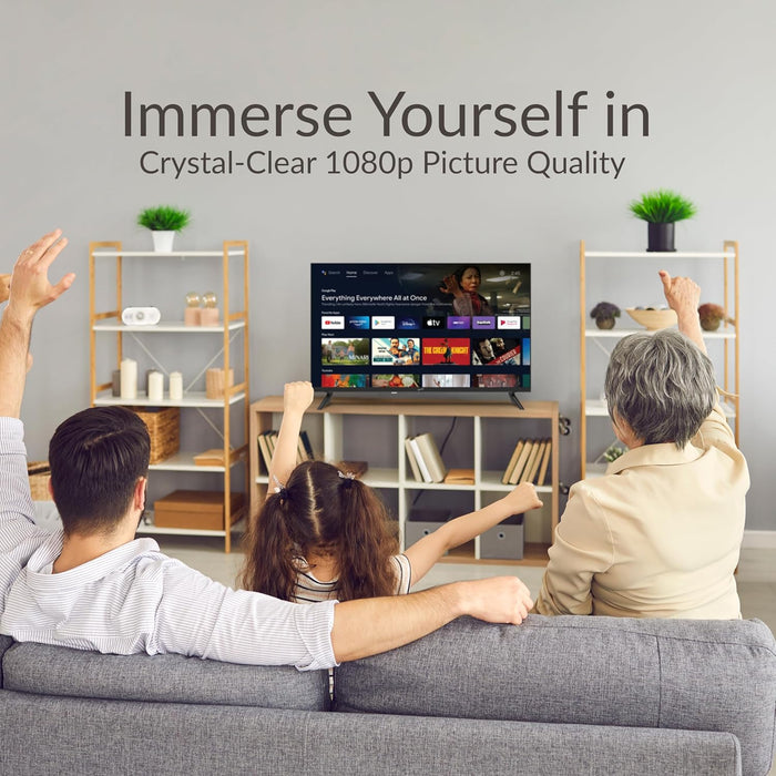 Supersonic SC-3250GTV 32 inch Smart Google FHD DLED TV 1080p HDMI Wi-Fi Bluetooth