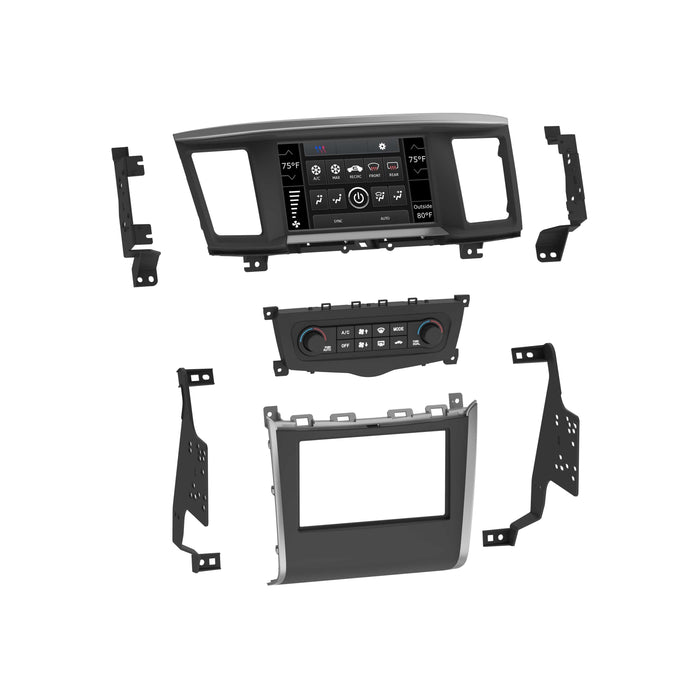 Metra 95-7643 Double DIN Stereo Install Dash Kit for Select Nissan Pathfinder 2013-2016 Vehicles