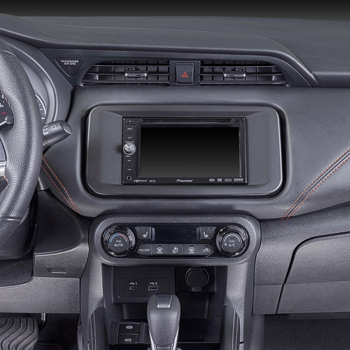 Metra 95-7644B Double DIN Stereo Install Dash Kit for Select Nissan Kicks/Versa 2021-2025 Vehicles
