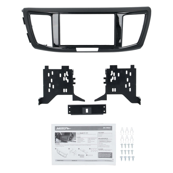 Metra 95-7804HG Double DIN Dash Kit for select Honda Accord 2013-2017 Matte and Gloss Black