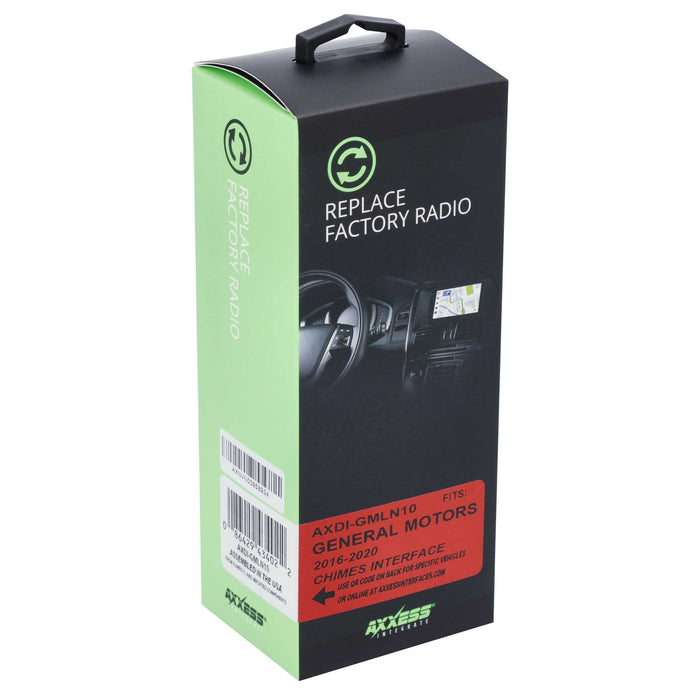Axxess AXDI-GMLN10 Radio Replacement Interface w/Chime Retention for Select GM 2016-2020