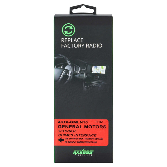 Axxess AXDI-GMLN10 Radio Replacement Interface w/Chime Retention for Select GM 2016-2020