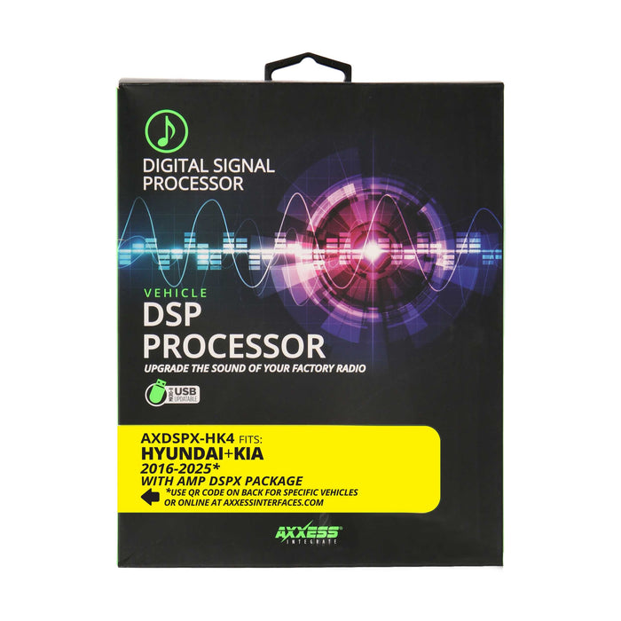 Axxess AXDSPX-HK4 DSP Data Interface for select 2016-2025 Hyundai and Kia Vehicles