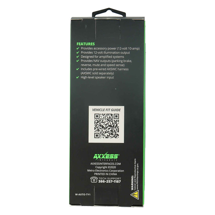 Metra AXTO-TY1 Digital Amplifier Interface Harness for Select 2001-2015 Toyota Vehicles